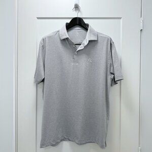 Rhoback Men's Short Sleeve Polo Size Large (fits big) in Grey